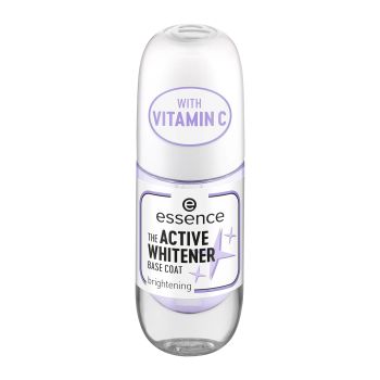 ESSENCE THE ACTIVE WHITENER nagų lako pagrindas, 8 ml