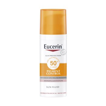 EUCERIN SUN PROTECTION PIGMENT CONTROL SPF50+ apsauginis veido fluidas, 50 ml