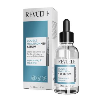 REVUELE DOUBLE HYALURON + B5 veido serumas, 30 ml