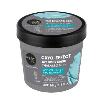 ORGANIC SHOP THALASSO MUD CRYO - EFFECT ICY kūno kaukė, 300 ml