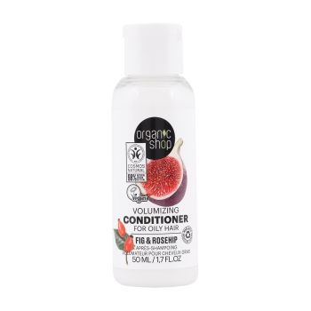 ORGANIC SHOP VOLUMIZING OILY HAIR FIG & ROSEHIP plaukų kondicionierius, 50 ml