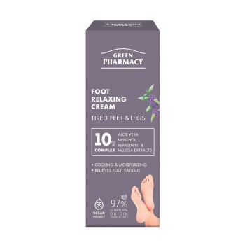 GREEN PHARMACY RELAXING pėdų ir kojų kremas, 75 ml