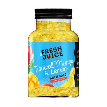FRESH & JUICE TROPICAL MANGO & LEMON vonios druska, 700 g