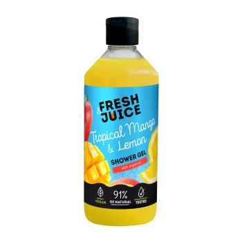 FRESH & JUICE TROPICAL MANGO & LEMON dušo želė, 473 ml