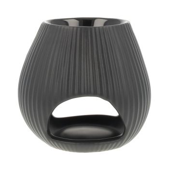 SCENTCHIPS OVAL LOW BLACK kvapų vaško šildytuvas
