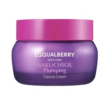 EQQUALBERRY BAKUCHIOL PLUMPING CAPSULE veido kremas, 50 ml