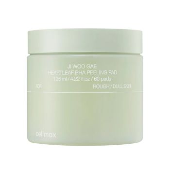CELIMAX JI WOO GAE HEARTLEAF BHA šveičiamieji veido padukai, 125 ml/60 vnt.