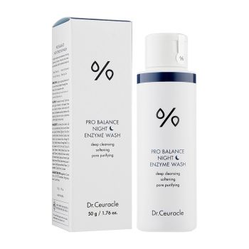 DR.CEURACLE PRO BALANCE NIGHT ENZYME veido prausiklis, 50 g
