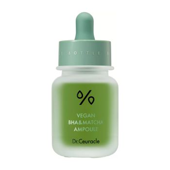 DR.CEURACLE VEGAN BHA & MATCHA AMPOULE veido serumas, 30 ml