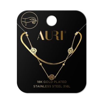 AURI 18K GOLD PLATED apyrankė