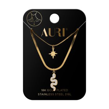 AURI 18K GOLD PLATED kaklo papuošalas