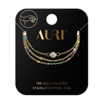AURI 18K GOLD PLATED apyrankė