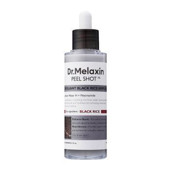 DR.MELAXIN PEEL SHOT BLACK RICE AMPOULE šveičiamasis veido serumas, 80 ml