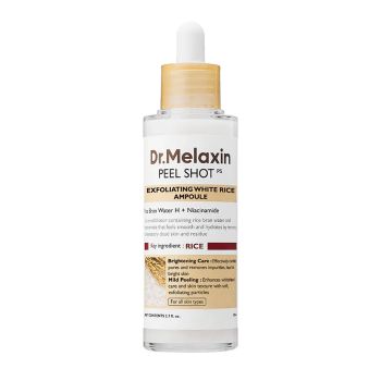 DR.MELAXIN PEEL SHOT GLOW WHITE RICE AMPOULE šveičiamasis veido serumas, 80 ml