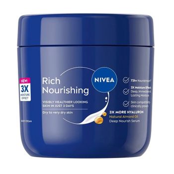 NIVEA RICH NOURISHING kūno kremas, 400 ml
