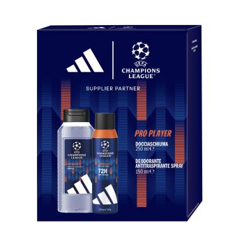 ADIDAS UEFA CHAMPIONS LEAGUE PRO PLAYER vyrų kosmetikos rinkinys