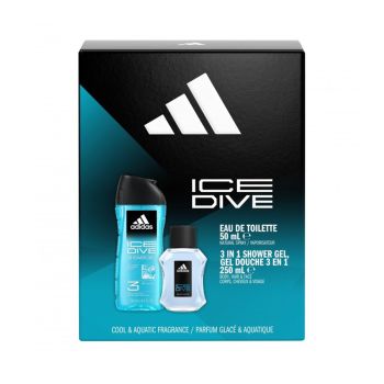 ADIDAS ICE DIVE COOL & AQUATIC FRAGRANCE vyrų kosmetikos rinkinys