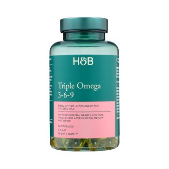 H&B TRIPLE OMEGA 3-6-9, 60 kapsulių