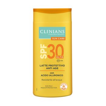 CLINIANS LATTE PROTETTIVO ANTI AGE SPF 30 apsauginis pienelis nuo saulės, 200 ml