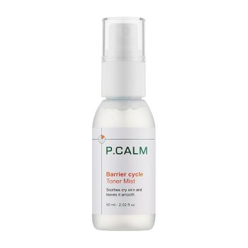 P.CALM BARRIER CYCLE purškiamasis veido tonikas, 60 ml