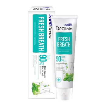 AEKYUNG 2080 DR.CLINIC FRESH BREATH dantų pasta, 125 g