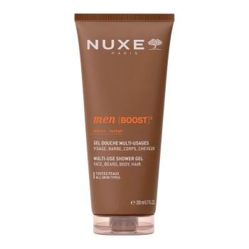 NUXE MEN BOOST MULTI - USAGES dušo želė (veido, barzdos, kūno ir plaukų), 200 ml