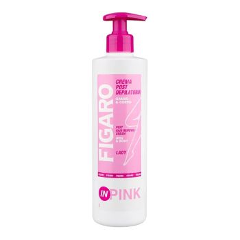 FIGARO IN PINK LADY kojų ir kūno kremas po plaukų depiliacijos, 500 ml