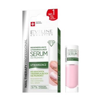 EVELINE THERAPY PROFESSIONAL REGENERATING AND HARDENING nagų serumas, 8 ml