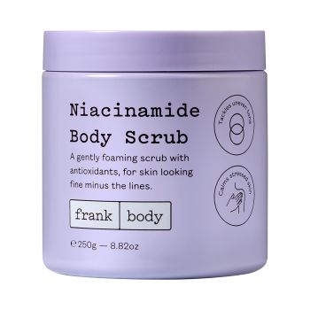 FRANK BODY NIACINAMIDE kūno šveitiklis, 250 g
