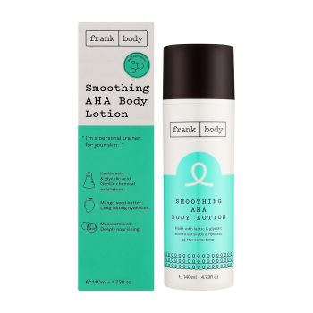 FRANK BODY SMOOTHING AHA kūno losjonas, 140 ml