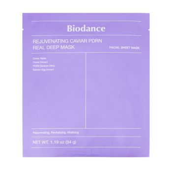 BIODANCE REJUVENATING CAVIAR PDRN REAL DEEP veido kaukė, 34 g