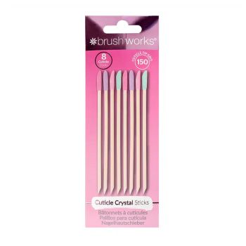 BRUSHWORKS CUTICLE CRYSTAL nagų odelių pagaliukai (8 vnt.)