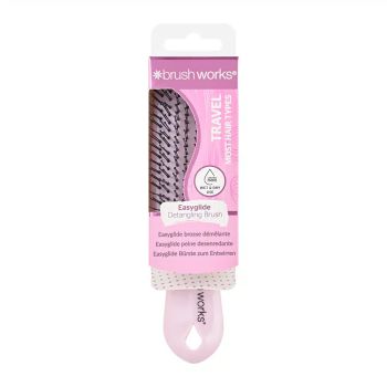 BRUSHWORKS EASYGLIDE DETANGLING TRAVEL plaukų šepetys