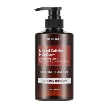 KUNDAL NATURAL CAFFEINE plaukų šampūnas, 500 ml