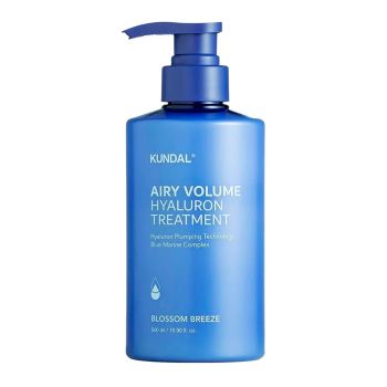 KUNDAL AIRY VOLUME HYALURON plaukų priežiūros priemonė, 500 ml