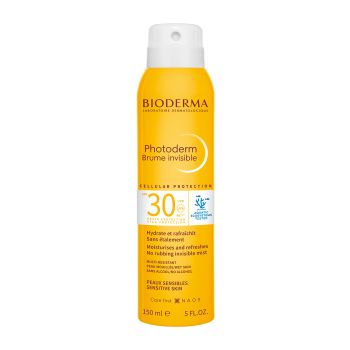 BIODERMA PHOTODERM BRUME INVISIBLE SPF50+ apsauginė veido ir kūno dulksna nuo saulės, 150 ml