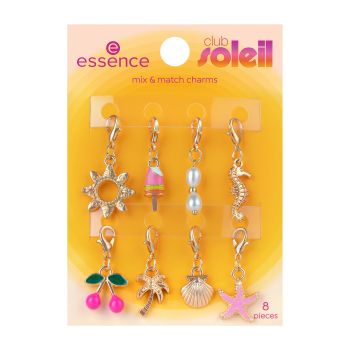 ESSENCE CLUB SOLEIL MIX & MATCH CHARMS pakabukų rinkinys (8 vnt.)