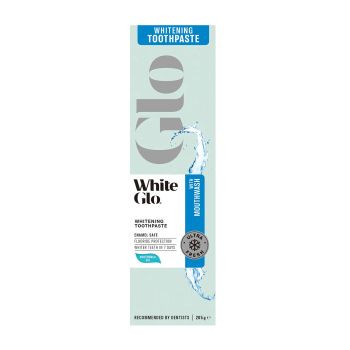 WHITE GLO WHITENING WITH MOUTHWASH dantų pasta, 115 g
