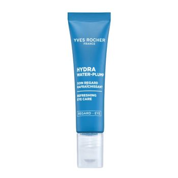 YVES ROCHER HYDRA WATER-PLUMP REFRESHING paakių kremas, 15 ml