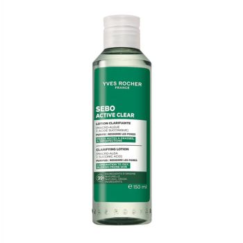 YVES ROCHER SEBO ACTIVE CLEAR CLARIFYING veido losjonas, 150 ml