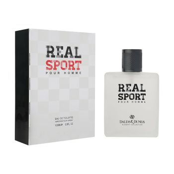 DALES & DUNES REAL SPORT tualetinis vyrų vanduo, 100 ml
