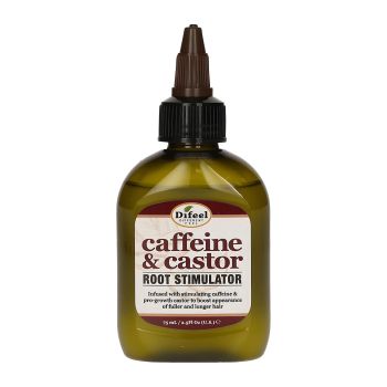 DIFEEL CAFFEINE & CASTOR plaukų šaknų stimuliatorius, 75 ml