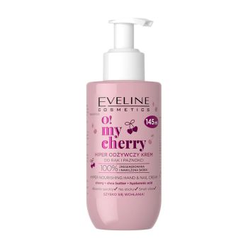 EVELINE BE MY CHERRY HYPER NOURISHING rankų ir nagų kremas, 145 ml