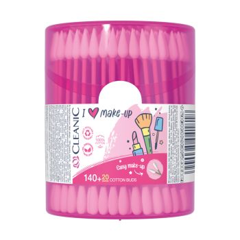 CLEANIC I LOVE MAKE UP vatos pagaliukai (160 vnt.)