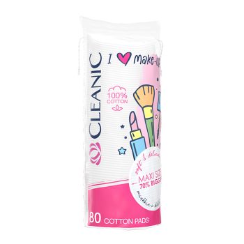 CLEANIC I LOVE MAKE UP vatos lapeliai (80 vnt.)