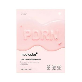 MEDICUBE PDRN PINK VITA COATING veido kaukė, 22 g