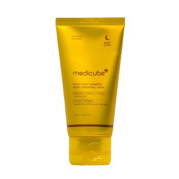 MEDICUBE KOJIC TURMERIC WRAPPING naktinė veido kaukė, 75 ml