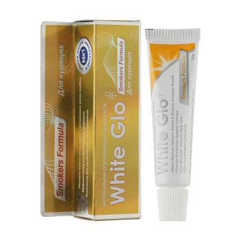 WHITE GLO SMOKERS FORMULA dantų pasta, 24 g