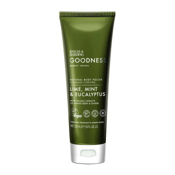 BAYLIS & HARDING GOODNESS LIME, MINT & EUCALYPTUS kūno šveitiklis, 225 ml