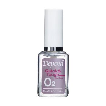 DEPEND QUICK & TOUGH viršutinis nagų lako sluoksnis, 11 ml